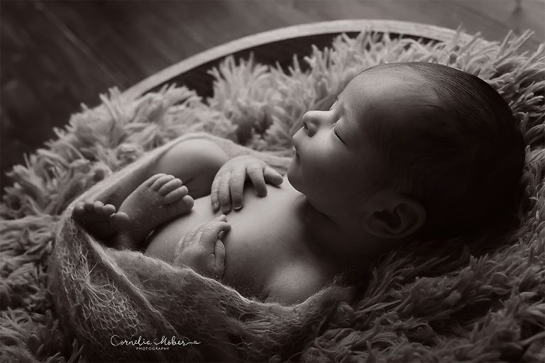 Neugeborenenbilder Babygirl Babyfotografie newbornshooting Neugeborenenfotografie Babyfotos Familie Cornelia Moebes Photography